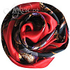 Платок «Шахерезада», 100% натуральный шелк, 85 х 85 см. Красный