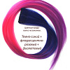Цветные пряди волос на заколках. Темно-синий + Флуоресцентно-розовый + Фиолетовый. 1 шт.